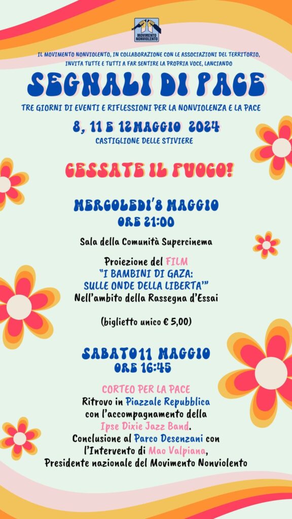 Segnali di Pace 2024 - La locandina dell'evento
