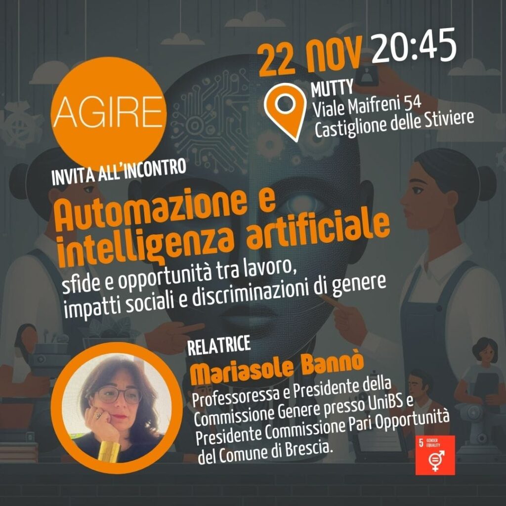 La locandina dell'incontro con la Professoressa Mariasole Bannò