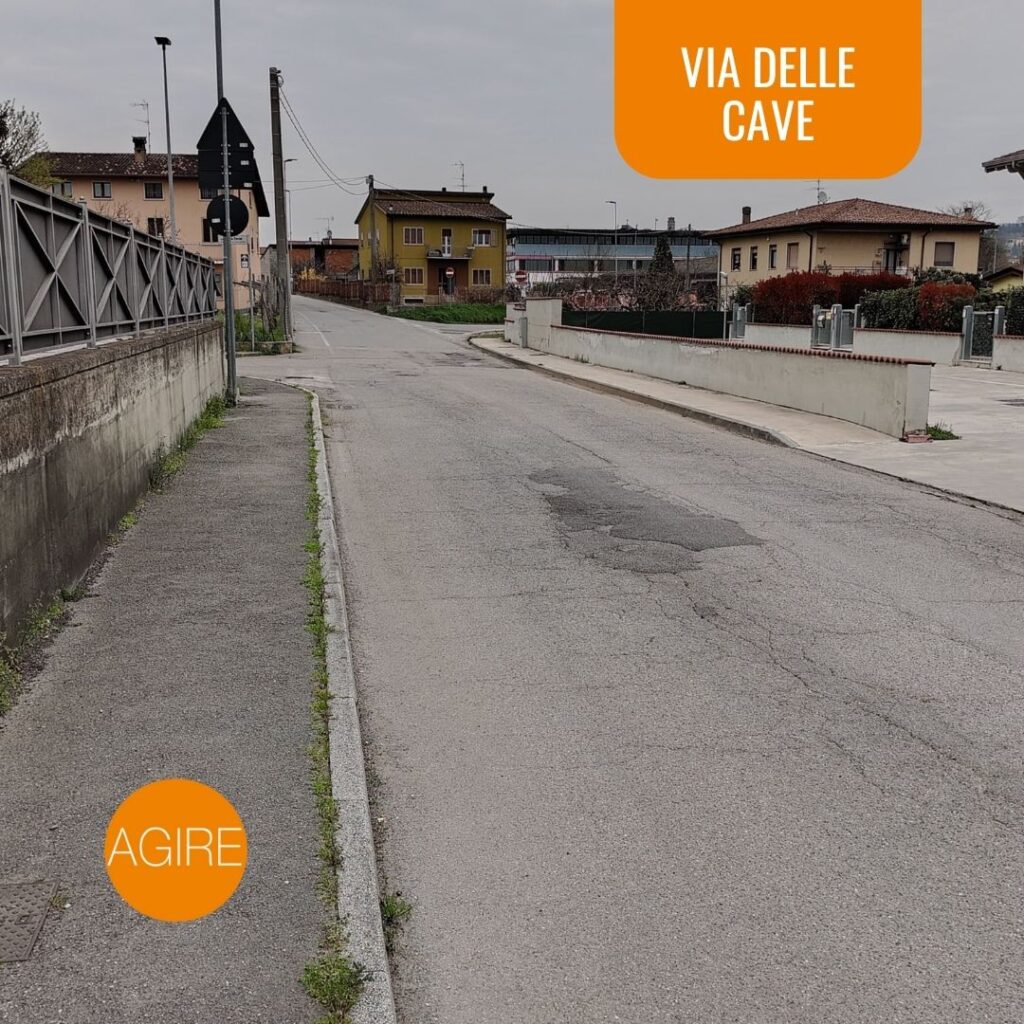 via delle cave a castiglione - dettaglio della via