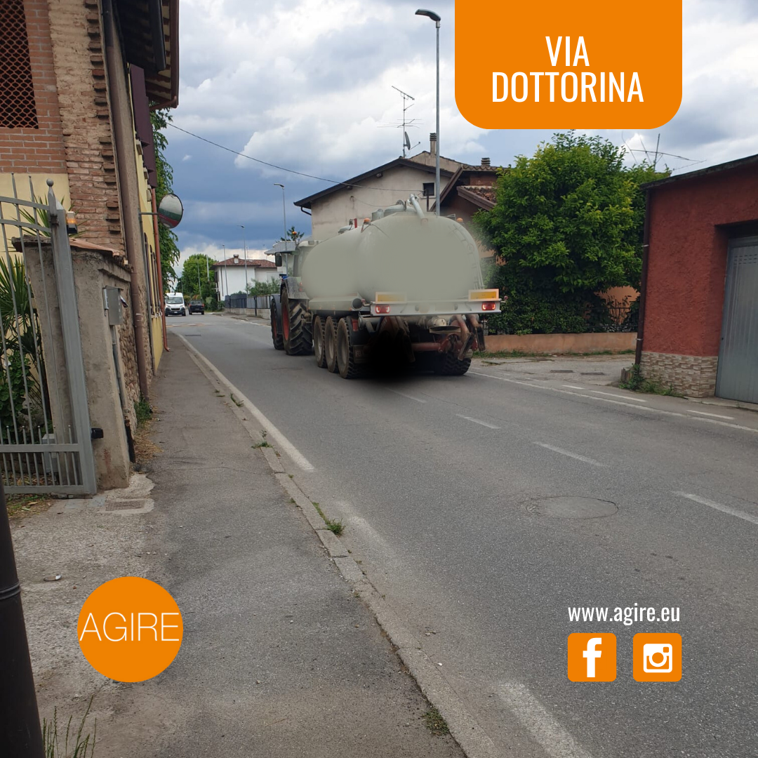 via dottorina a gozzolina un mezzo pensate in transito